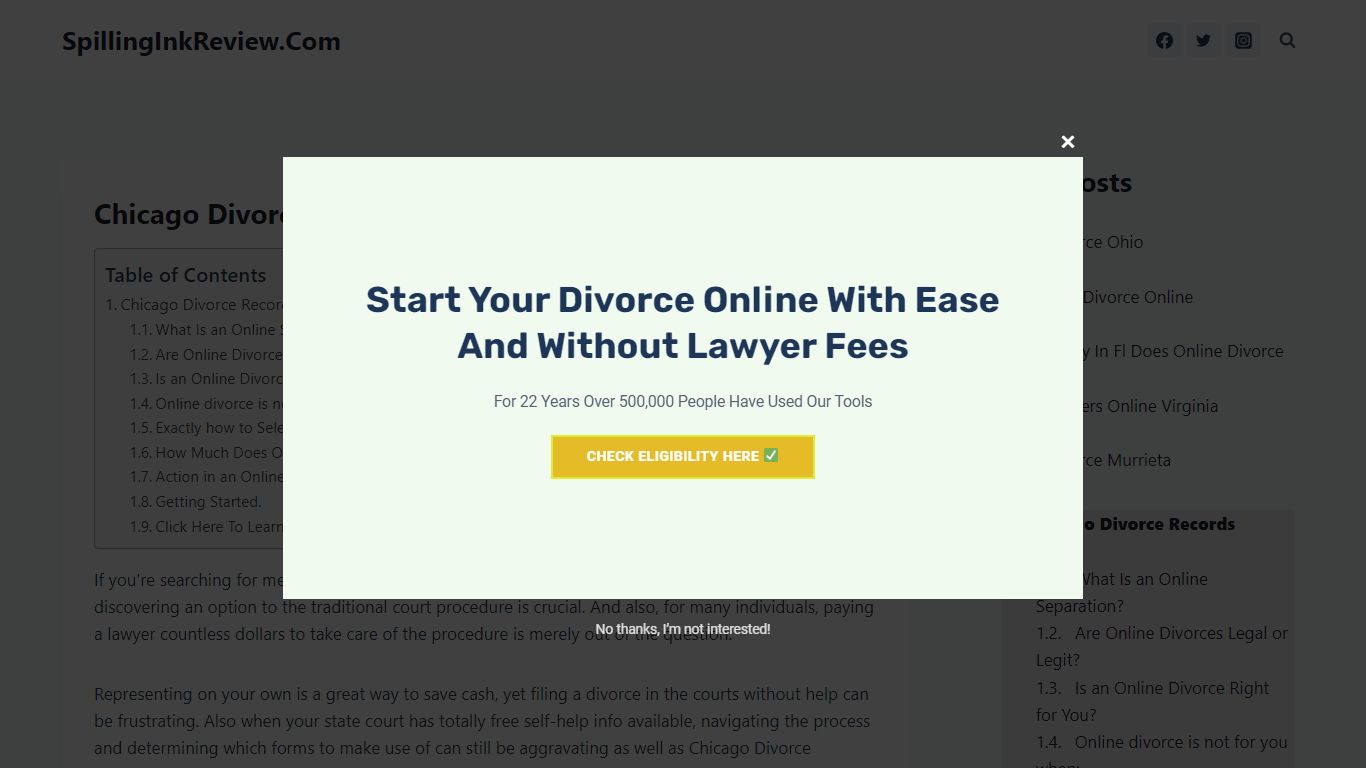 Chicago Divorce Records Online – SpillingInkReview.Com